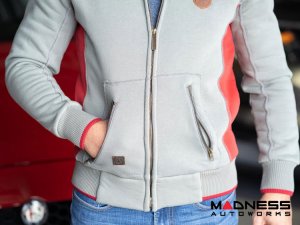 ABARTH Zippered Jacket - Grey w/ Red - Piccola & Cattiva
